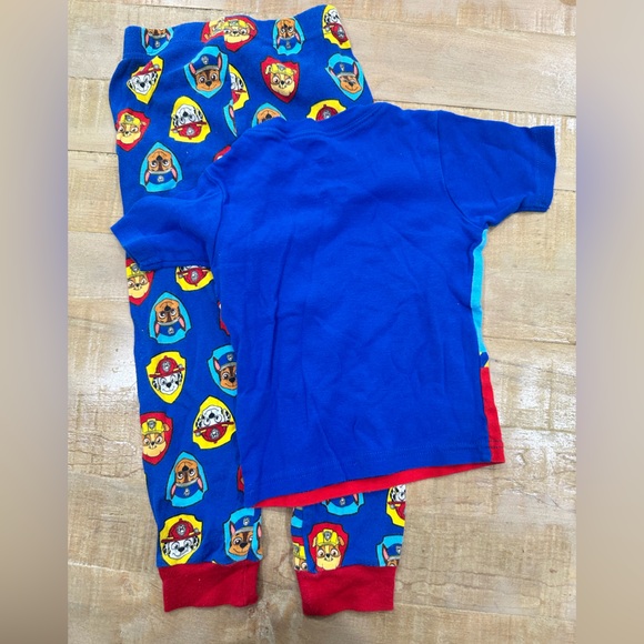 2 boys PAW PATROL Nickelodeon boys kids toddler pajama set Marshall skye - Picture 7 of 13